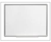 Panneau d'affichage encadrement alu - 1000x1500 mm - Laqu blanc
