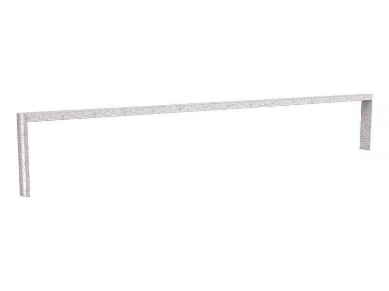 Lisse de Bordure Déco 1/2 ronde 1500 mm- Galva brut