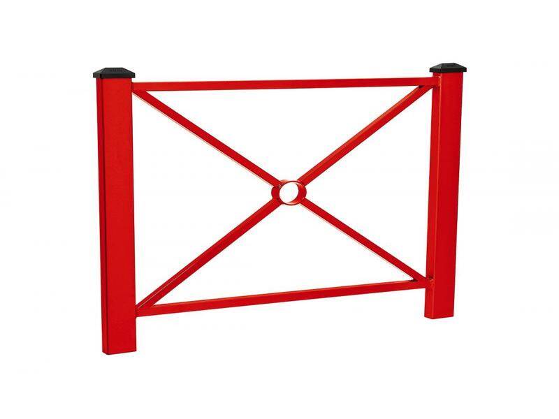 Barrière PAGODE - L.1080 mm - RAL3020 Rouge