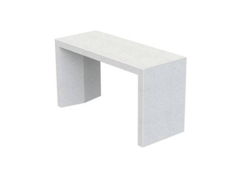 Table Haute béton TARGA - Coloris gris