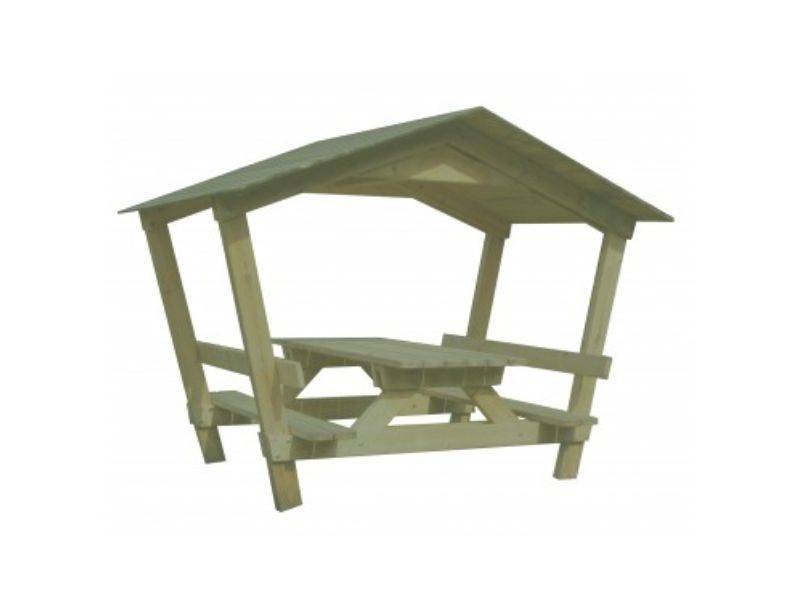 Table Banc Castor avec toit