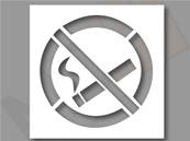 Pochoir recyclage - Interdiction De Fumer