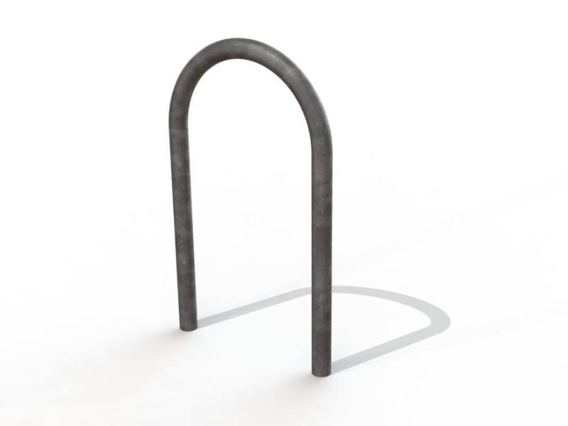 Support vélos trombone- Ø60mm - H.1000 x larg. 600- acier galvanisé non peint