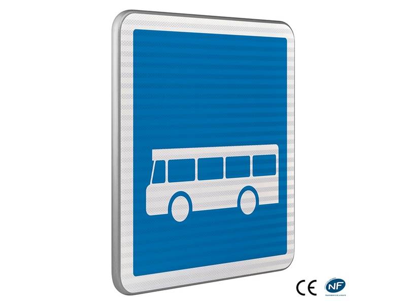 C6 Arret Autobus- CL2 En Aluminium,  t. Miniature