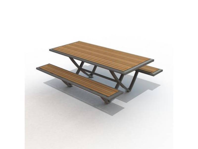 Table pique-nique STANDARD Bois Compact PMR