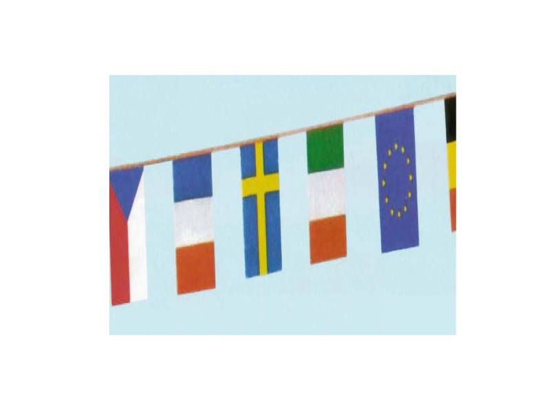Guirlande drapeaux des pays Européens + 1 CEE