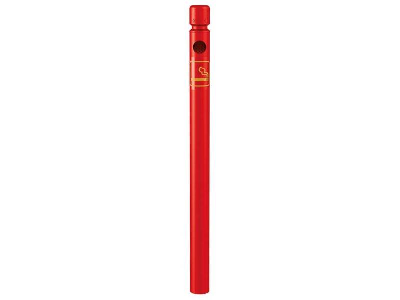 Potelet Cendrier Agglo RAL3020 rouge
