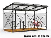 Plancher bois pour abri vélos AIRLIFT