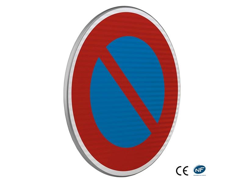 B6a1 Stationnement interdit- CL2 En Aluminium,  t. Miniature