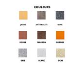 Corbeille CONTROLE D'ACCES Béton Coloris gris
